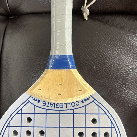 MacGregor LOT Of 2 Collegiate Paddleball Racquets 7 Ply Laminated 9mm wood - Picture 7 of 8